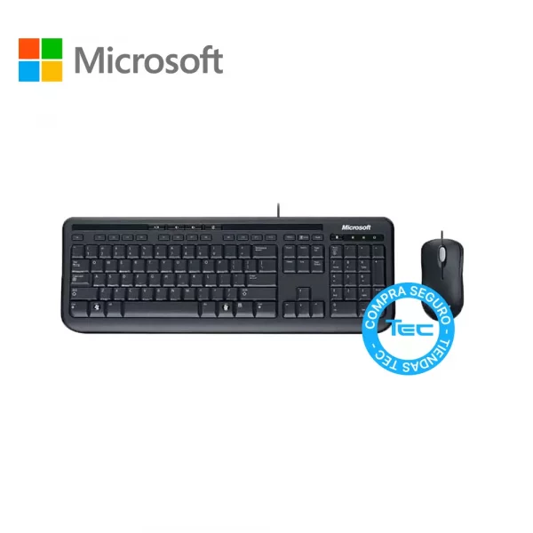 Kit Teclado y Mosue Microsoft Wired 600 + Mouse, USB