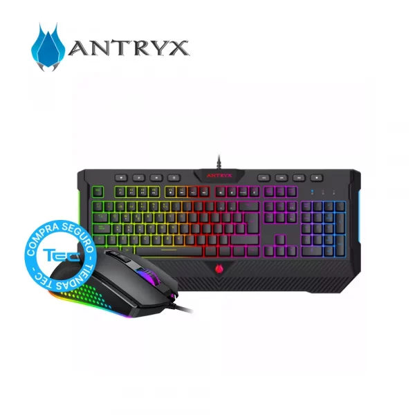 Kit Teclado y Mouse Antryx Chrome Storm GC-2500_