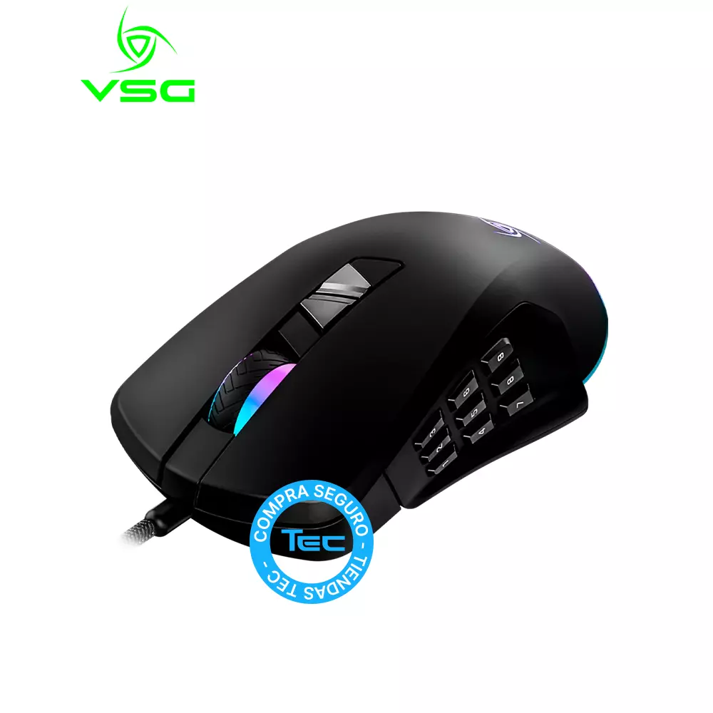 Mouse Gamer Cetus VSG 10,000 DPI, 14 Botones – VG-M718
