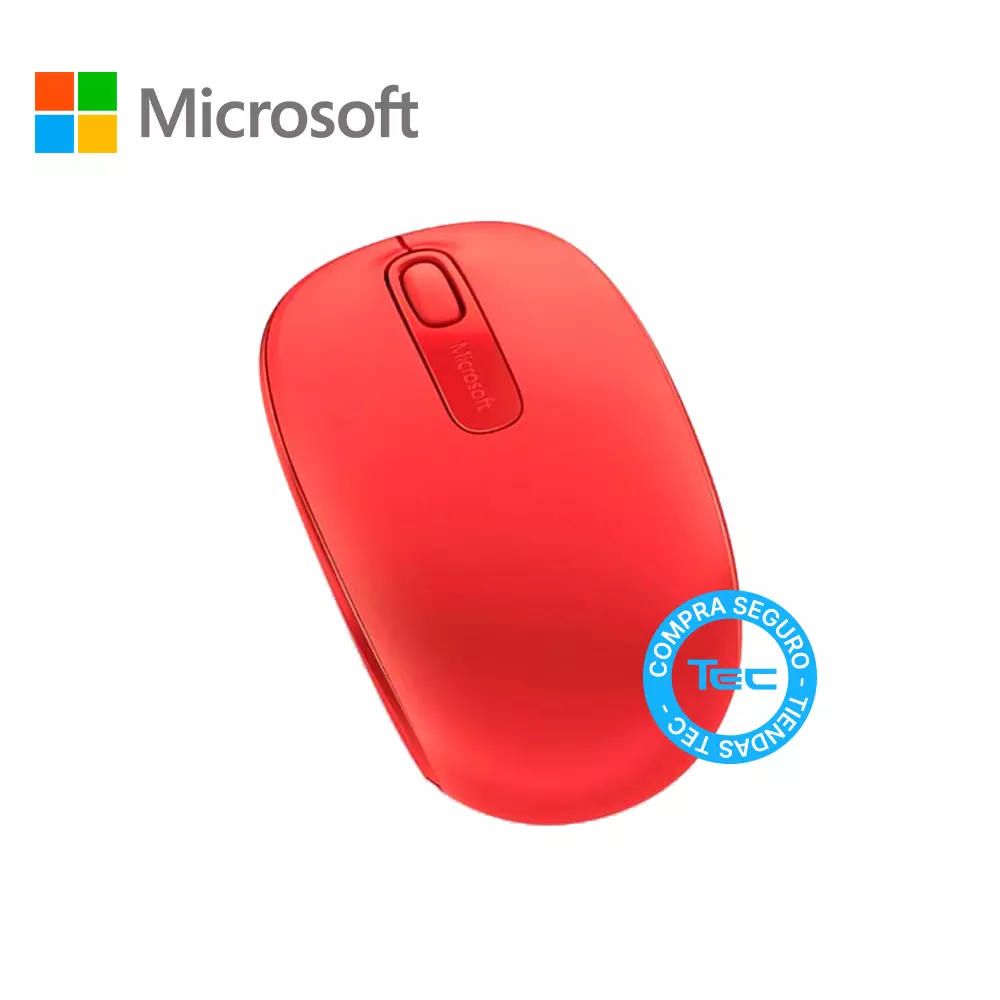 Mouse Microsoft Mobile 1850 Rojo