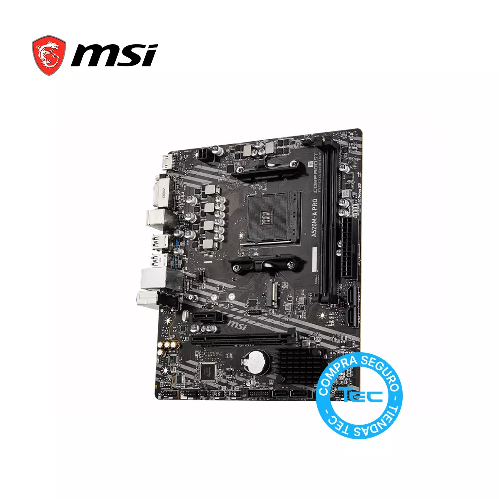 Placa MSI A520M-A PRO AMD