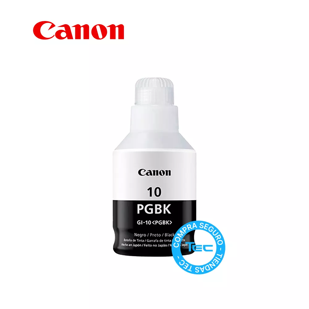Tinta Canon GI-10 PGBK Impresora Color Negro
