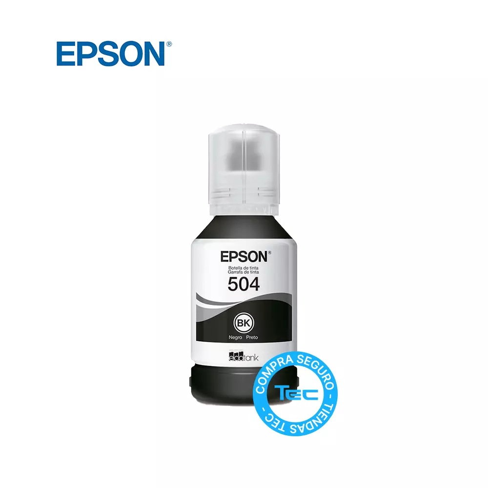 Tinta Epson T504 Color Negro