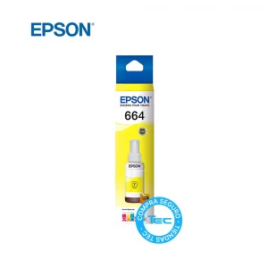 Tinta Impresora EPSON 664, Color Amarillo