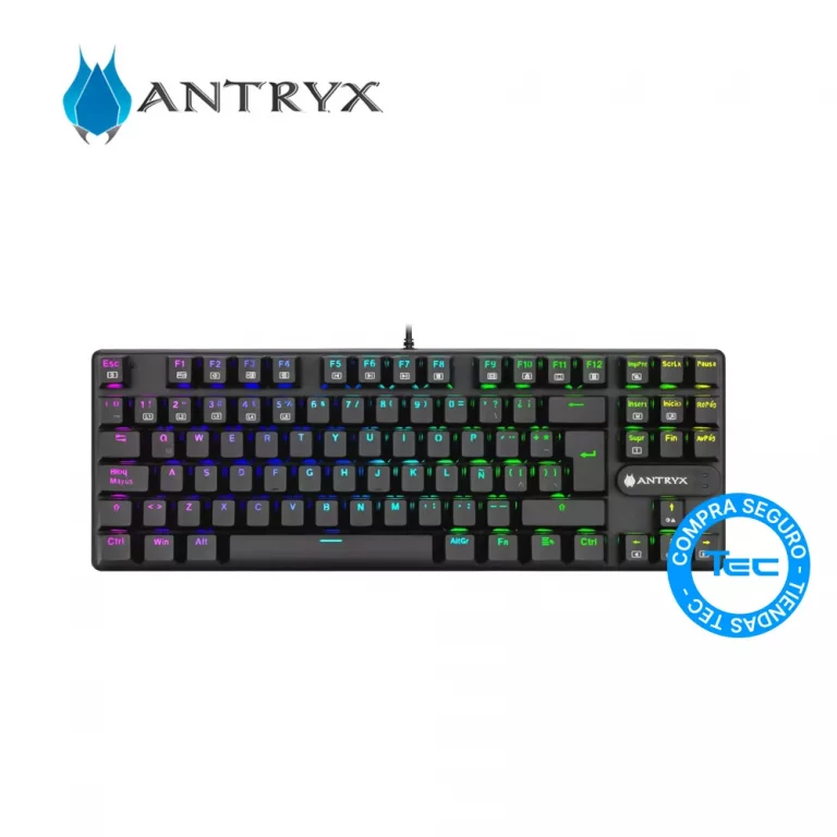 Teclado Antryx MK830 CHROME STORM MECANICO Black