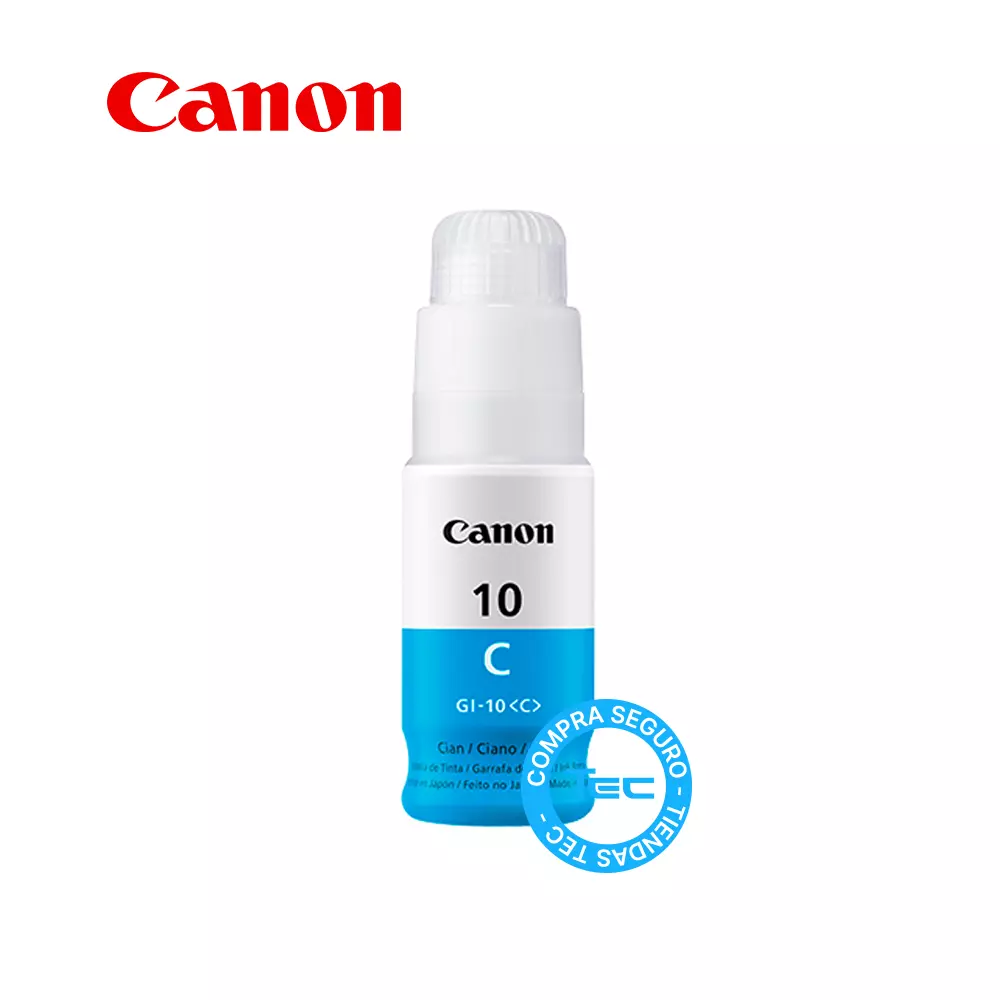 Tinta Canon GI-10C AZUL _Tiendas TEC