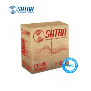 CABLE SOLIDO UTP CM CAT6 GRIS Satra_Tiendas TEC