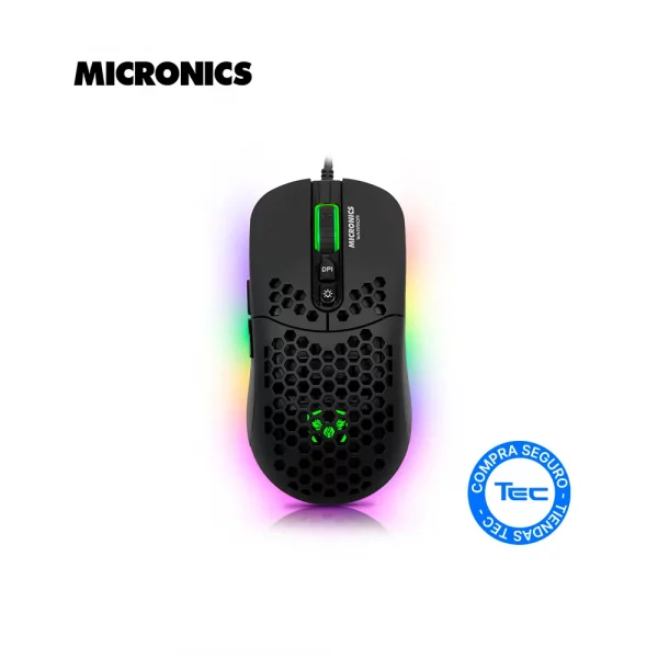 Mouse Micronics Warrior Black - Tiendas TEC