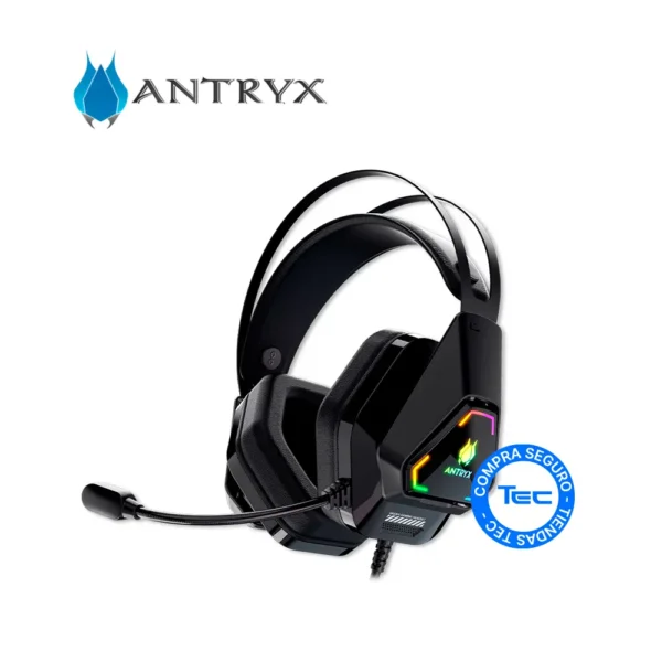 Audífono Antryx Raider Plus 7.1 Virtual | Vibrador | USB | RGB