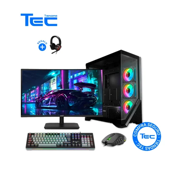 Computadora AMD Ryzen 7 8700F | 16GB RAM | 1TB SSD | 27"