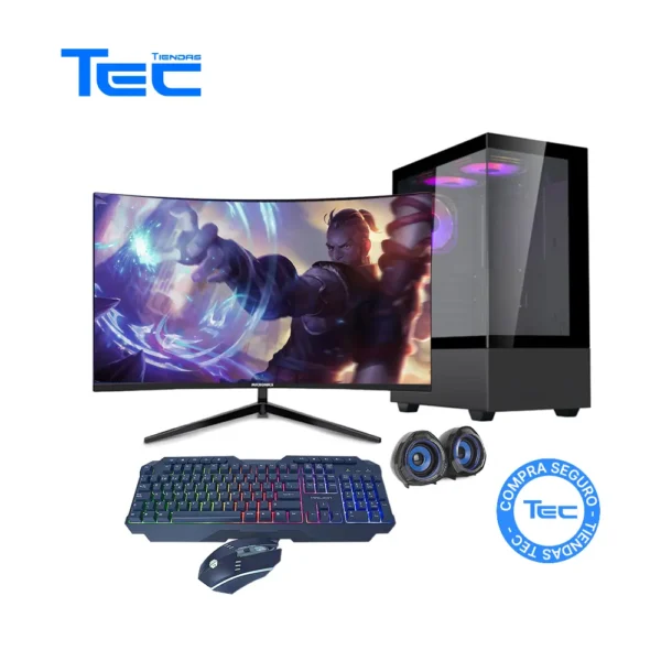 Computadora AMD Ryzen 5 5600GT | 8GB RAM | 500GB SSD | 24" FHD