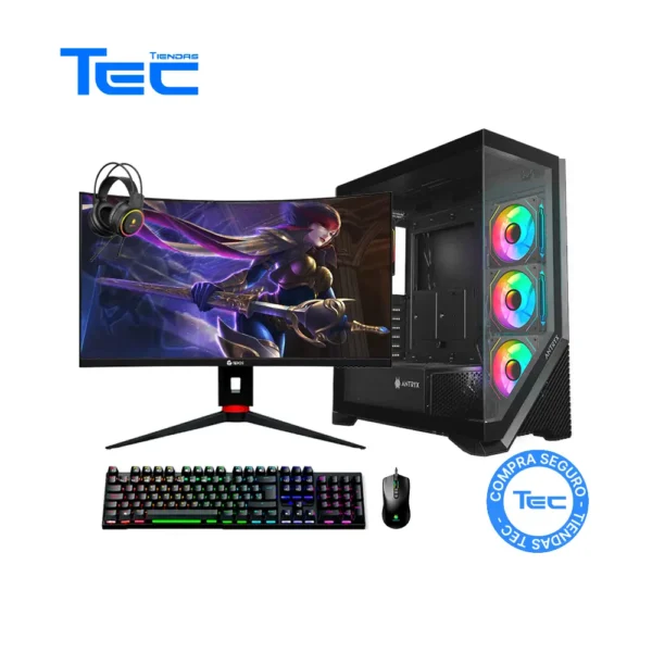 Computadora AMD Ryzen 5 8400F | 16GB RAM | 1TB SSD | 27" FHD