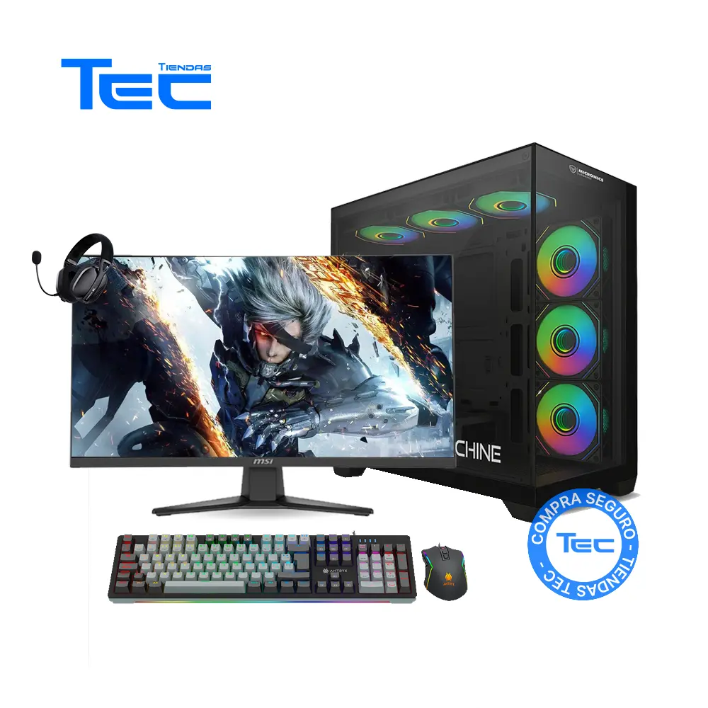 Computadora Intel Core i5-14400F | 16GB RAM | 1TB SSD | 27" FHD