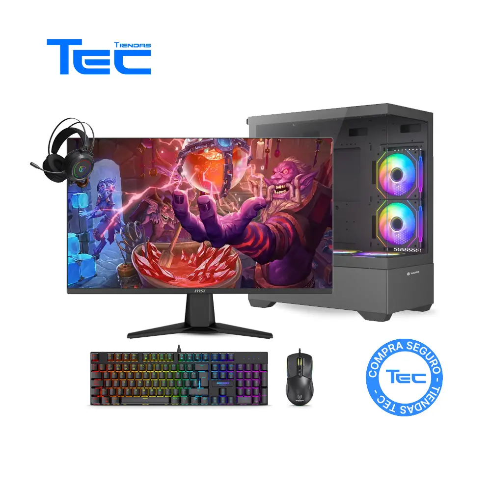 Computadora Intel Core i7-14700F | 16GB RAM | 1TB SSD | 27″