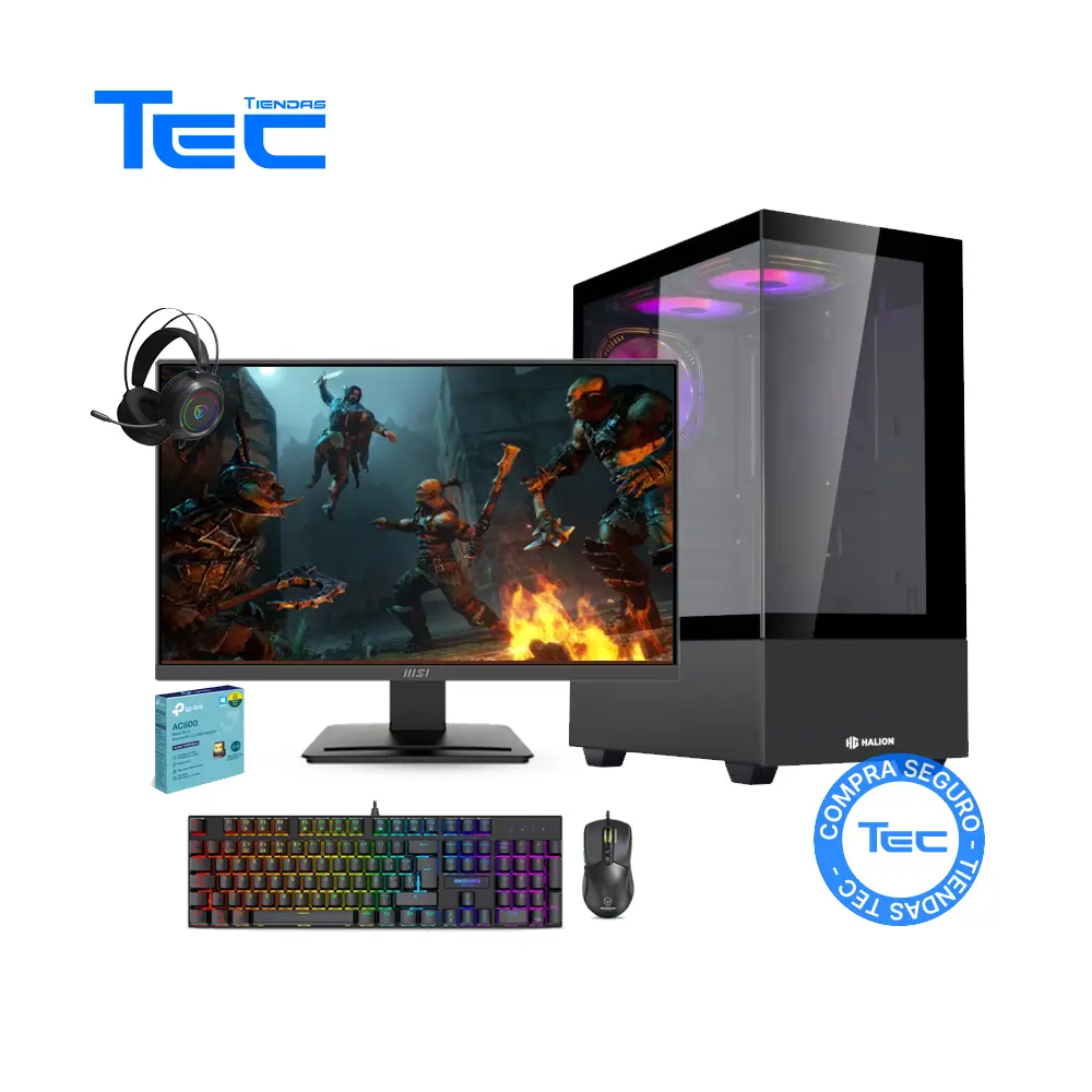 Computadora AMD Ryzen 5 8500G | 16GB RAM | 500GB SSD | 23.8" FHD