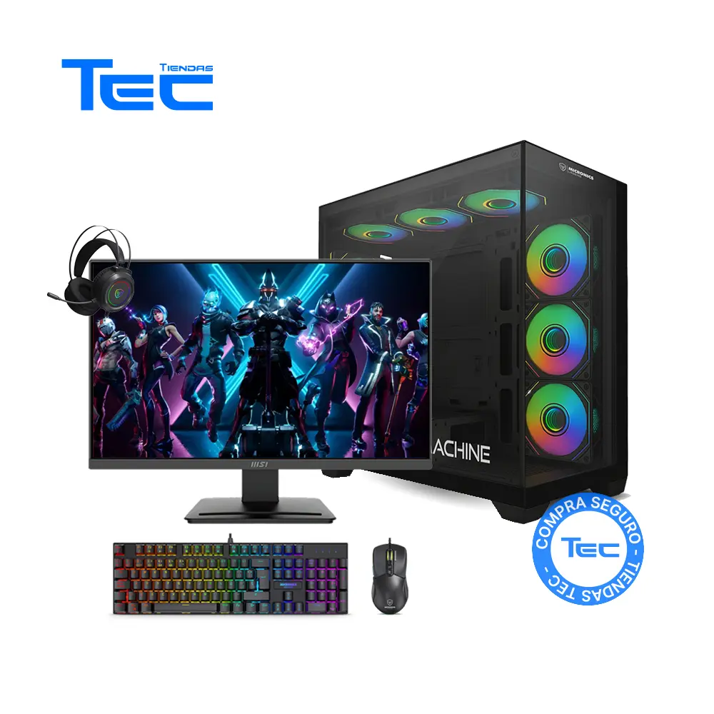 Computadora AMD Ryzen 7 8700F | 16GB RAM | 1TB SSD | 23.8" FHD