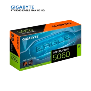 Tarjeta de Video GIGABYTE Nvidia GeForce RTX 5060 EAGLE MAX OC | 8GB GDDR7