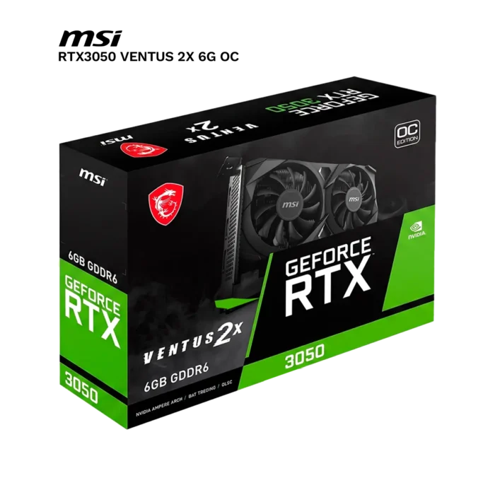 Tarjeta de video MSI Nvidia GeForce RTX 3050 6GB (1)