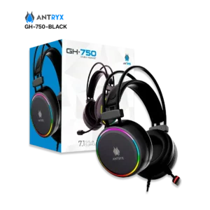 Audífono Gamer Antryx GH-750 Black | USB | RGB