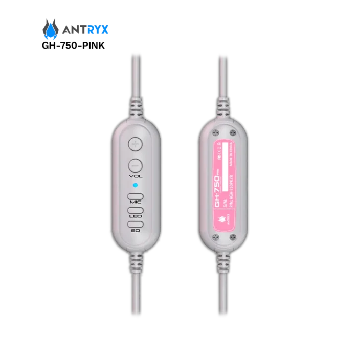 Audífono Gamer Antryx GH-750 Pink (2) Audífono Gamer Antryx GH-750 Pink (2)