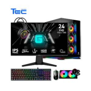 Computadora AMD Ryzen 7-8700F | 16GB RAM | 1TB SSD | 24" FHD