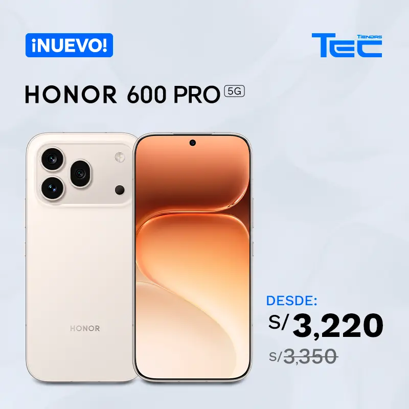 HONOR 600 Pro nuevo ingreso en Perú