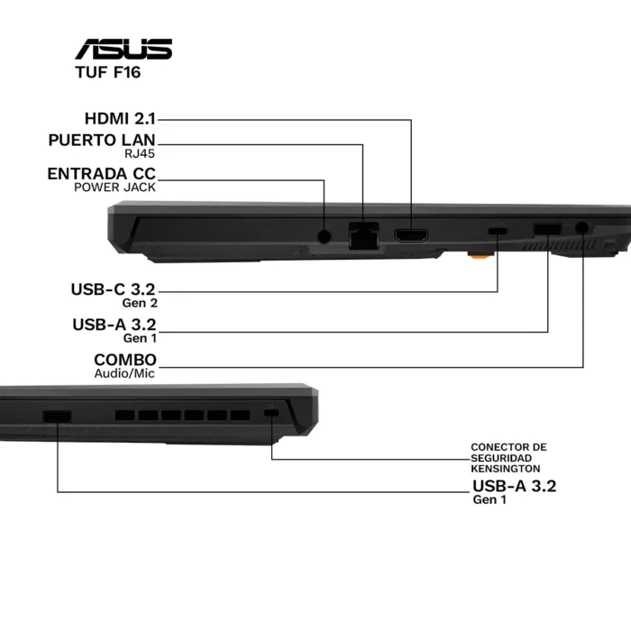 Laptop ASUS TUF Gaming F16 Intel Core 5 205H (2)