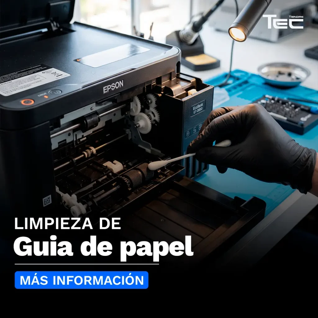 Limpieza de Guia de Papel