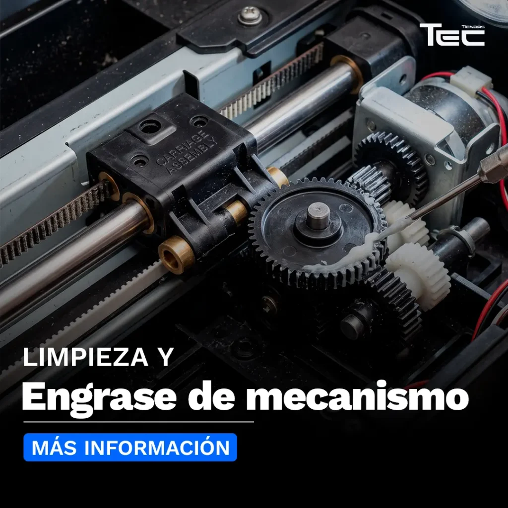 Limpieza y Engrase de mecanismo