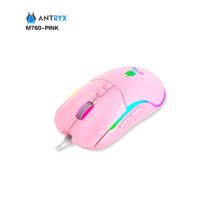 Mouse Gaming Antryx M760 Pink (2) Mouse Gaming Antryx M760 Pink (2)