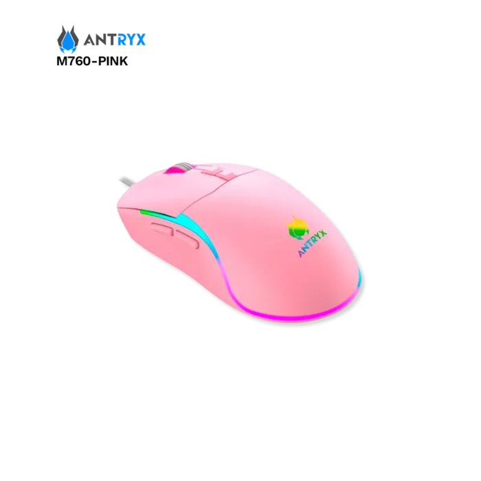 Mouse Gaming Antryx M760 Pink (4) Mouse Gaming Antryx M760 Pink (4)