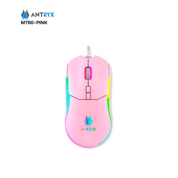 Mouse Gaming Antryx M760 Pink (5) Mouse Gaming Antryx M760 Pink (5)