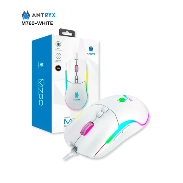 Mouse Gaming Antryx M760 White (2) Mouse Gaming Antryx M760 White (2)